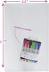 Kedudes USA Made Magnetic Dry Erase Board Sheet 17" x 11" with 6 Markers - Magnetic Whiteboard for Fridge