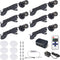 DEDC 6pcs LED Mini Spot Light, 3000K Spotlights with RF Dimmer, Art Picture