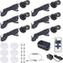 DEDC 6pcs LED Mini Spot Light, 3000K Spotlights with RF Dimmer, Art Picture