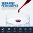 MED PRIDE Slippable Petri Dishes, Sterile Petri Dishes with Lids, 90mm x 15mm for Science, Biology, Blood Tests (25)