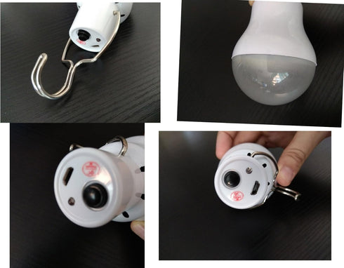 Bulb (S1500) Solar Light Portable Rechargeable Solar Lamp for Indoor Outdoor Lights Emergency Fishing Camping Chicken