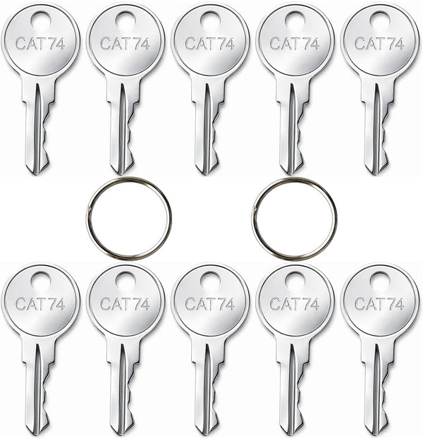 Rolvyns (10-Pack) CAT74 Dispenser Keys 33043 for Bobrick Commercial Toilet Paper & Towel