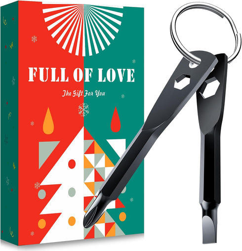 Father's Day Gifts from Daughter Wife Son,KUSONKEY Keychain Screwdriver Tool Gifts Stocking
