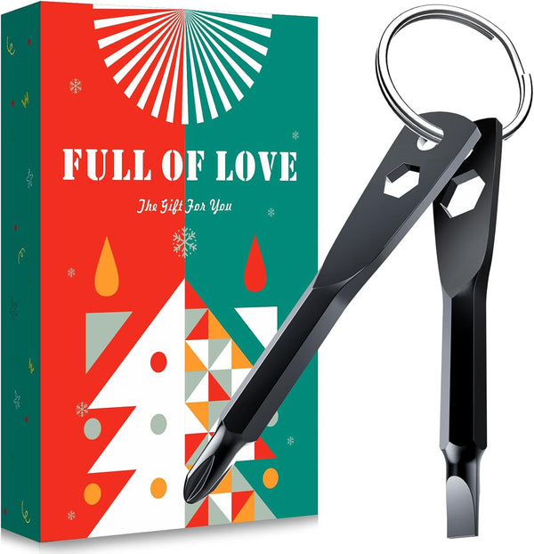 Father's Day Gifts from Daughter Wife Son,KUSONKEY Keychain Screwdriver Tool Gifts Stocking