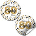 Cheers to 80 Years Party Sticker Labels - 40 2" Circle Stickers by AmandaCreation for Party Favors