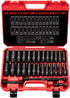 TOHOME 1/2" Drive Impact Socket Set 29-Piece, Cr-V-M Steel Deep Socket SAE(3/8" -