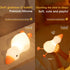 Cozy Dimmable 3 Lying Goose Night Light, Colors Night Light for Kids, Cute Silicone Squishy, Rechargeable Bedside Touch