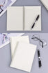 Yansanido Spiral Notebook, 3 Pcs A5 Thick Plastic Frosting Hardcover Graph Paper Journals for Study and Notes - 160