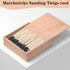 50 Pack Sanding Sticks: Matchsticks Sanding Tools for Plastic Models, Fine Detailing for Tight Spaces Wood