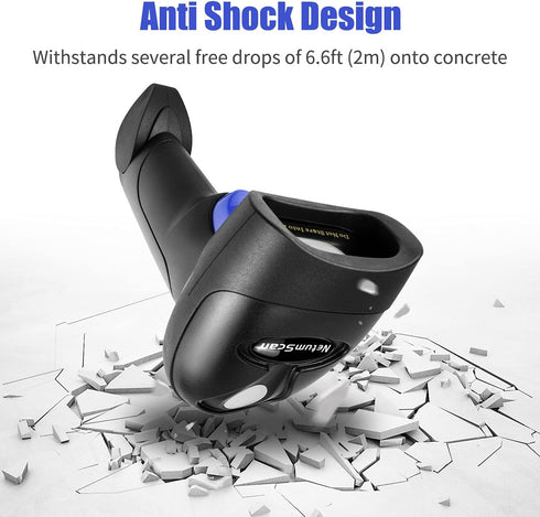 NetumScan 1D USB Barcode Scanner, Handheld Wired CCD Barcode Reader Supports Screen Scan UPC Bar Code Reader