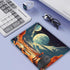 Space Themed Design Mouse Pad, Vibrant Color Travel Mouse Pad for Gaming, Cloth Mouse Pad, 26x21cm