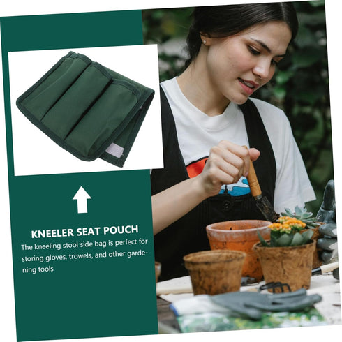 MERRYHAPY Garden Kneeler Tool Side Bag Kneeling Stool Storage Bag for Outdoor Gardening and Camping and Portable Garden