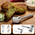 Seqiuay 7.5x3 cm) Falafel Scoop Maker, Stainless Steel Falafel Press Mold, Easy to Use and Clean, Non-Stick Meatball