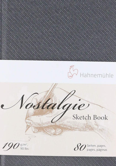 Nostalgie Sketch Book - A6 Drawing Notebook, 190g/m², Portrait, 40 Sheets