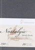 Nostalgie Sketch Book - A6 Drawing Notebook, 190g/m², Portrait, 40 Sheets