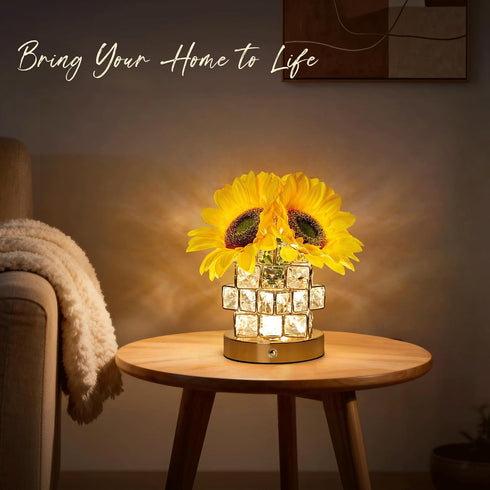 Sunflower Lamp Gifts for Women Unique Flower Light for Mom, Wife, Daughter, Teacher, Friends Mothers Day, Valentines