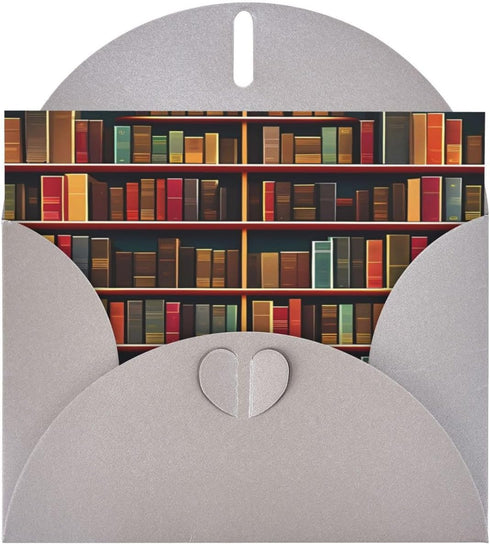 Eekstdbn Greeting Cards Library Bookshelf Book Greetingcard With All Occasion Cards Invitation Holiday Card Anniversary