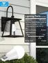 Bulbs 13W(100W 6000K A19 E26 Bulbs 3Pack Dusk to Dawn Light Outdoor, Equivalent), Daylight, Automatic On/Off Outdoor