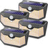 HMCITY 120 LED Outdoor Solar Lights- with Motion Sensor and 3 Lighting