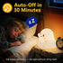 nextanG Dimmable Cute Ghost Night Light for Kids, Rechargeable Silicone Bedside Night Light with Tap Control, Nursery