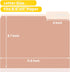 SUNEE File Folders, Letter Size Pastel Colors, 250 Pack Manilla Folders 8.5 x 11 for Office Home School