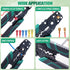 Twidec Wire Crimper Tool with Stripper Cutter, Multifunctional Crimping Pliers for Insulated Electrical Connectors