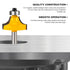 1/4 1/4 1/4-Inch Set Set 1/2", 3/8", 5/16" ,1/4",3/16",1/8" 6pcs roundover Router bit Shank Router bits Shank Shank