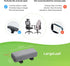Elbow 2-Piece Set LargeLeaf Plush Dark Gray Office Chair Gaming Chair Armrest Cushions Pillow Pressure Relief of Chair