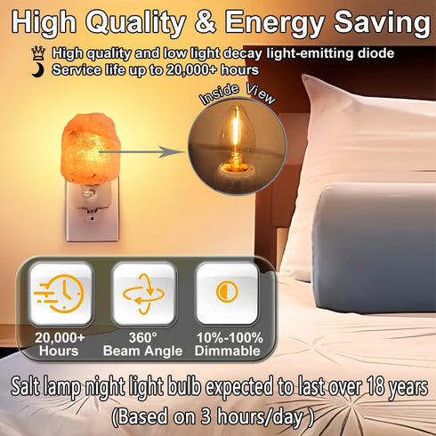 ZwwYvv Bulbs,C7 0.4 Bulbs White,12 Pack 4 Bulb) LED Night Light Watt Decorative Light for Window Candles/String