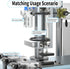 HV-02 Solenoid Valves Industrial Switches, Pneumatic Lever Operated Valve 1/4" for Automation Equipment