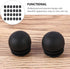 50pcs 25mm Zerodeko Black Round Tubing End Caps Furniture Leg Plugs Table Chair Leg Inserts Floor Protectors, Diameter