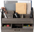 VERGOODR Rustic Wood Desk Organizer with Drawer and Pen Holder, Bill Mail Organizer for Kitchen Desk Decorative