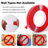 MYFAMIREA Heavy Duty Double Sided Tape, Acrylic Adhesive Foam for Picture Hanging, 0.2 Inch (33Ft x 3 Roll)