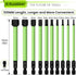 10Pcs 3.94" Long 1/4" Hex Head Allen Wrench Drill Bits, Metric Hex Key Drill Bit Set with Magnetic Tips