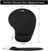 New Horrizon - Ergonomic Mouse Pad with Wrist Rest, Gel Wrist Support Mousepad, Pain Relief Laptop Computer Mouse Pad