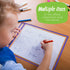 WallDeca Dry Erase Pocket Sleeves, 8.5" x 11", Reusable Plastic Paper Holder Pack, 5 Colors (25-Pack)