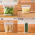 Generic 85 Food Grade Fresh-Keeping Bags, PCS Food Storage Bags, Double Seal Reusable Produce Bag, Easy Open Clear