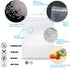 1.5''x 1.5'', (Pack of 200) 2 mil Thick Clear Plastic Reclosable Zip Poly Bags with Resealable Lock Seal for Storage