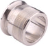 DERNORD 2'' Tri Clamp Adapter to 2 Inch MNPT Thread Ferrule Sanitary Pipe Fitting