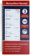 IWIZPRINT Money and Rent Receipt Book 3-Part Carbonless 5-1/2" x 11" Spiral Bound