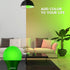 LUXRITE A19 LED Green Light Bulb, 60W Equivalent, Non-Dimmable, E26 Base, Indoor Outdoor, 2 Pack