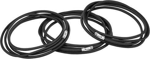 Set 3 13 33 Trash Can Rubber Bands of - Elastic Garbage Can Bands with Metal Connector, Fits to Gallon Trash Bags