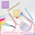 Yinder 12 Pcs Bible Highlighters - No Bleed, Pastel Colors Chisel Tip, 300 Sheets Cream Colors Transparent Sticky