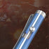 Titanium Bolt Action Pen with Clip, Ballpoint Pen, Pocket Pen, Compact Size EDC Pen for Everyday Carry (Blue)
