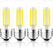 T10 LED Bulb, 5000K, 3.2 inches, E26 LED Bulb, 60 Watt Equivalent, Dimmable, T25 Tubular Light Bulb, Edison Bulbs, 6W,