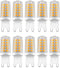 10 Pack G9 LED Bulb, 40 Watt Equivalent T4 Chandelier Light Bulbs,4W