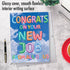 The Best Card Company - Jumbo New Job Greeting Card (8.5 x 11 inch) - Employment Congrats (Not 3D or Raised)