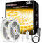 dalattin Warm White LED Strip Lights 50ft, Led Lights Strip Dimmable Bright
