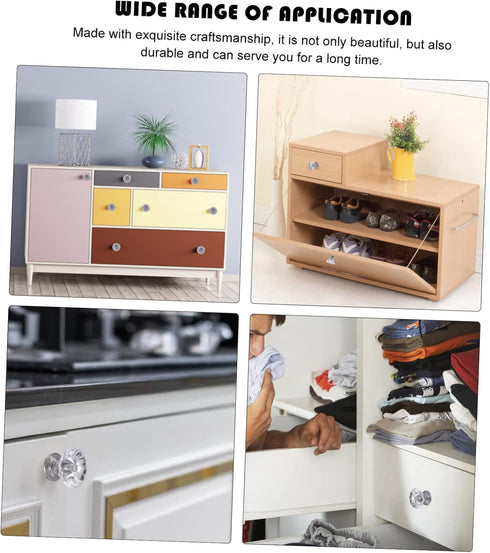 6-Piece Mini Knobs for Dressers and Cabinets - Easy Installation