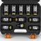 1/2'' Drive Deep Impact Socket Set: 11-Piece Metric Wheel Axle Nut Wrench